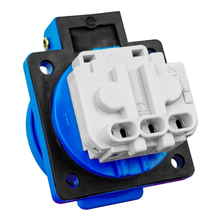 Gniazdo tablicowe 230V 16A bezśrubowe Schuko Bals OEM-71099