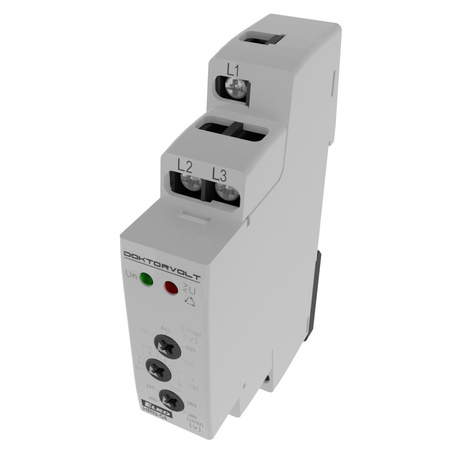 Przekaźnik nadzorczy napięcia w 3F z regulowanym poziomem ELKO HRN-54