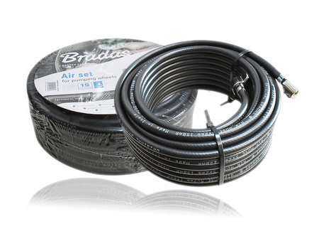 Komplet do pompowania kół przewód 18m BRADAS P/KP18