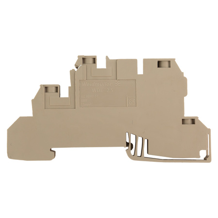 Złączka szynowa 2-poziomowy Zacisk modułowy 2.5 mm² 400V na szynę DIN zacisk śrubowy modułowa 24A WDL 2.5/L/L WEIDMÜLLER 1030300000