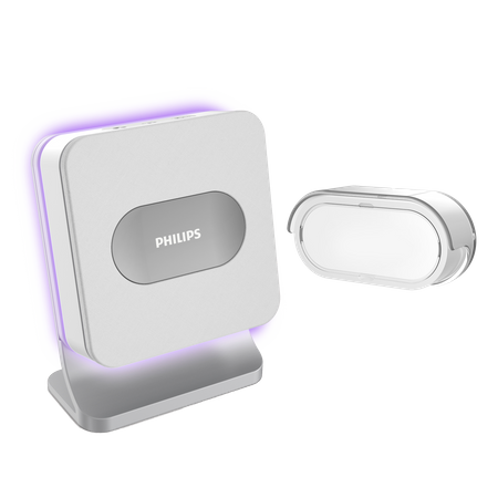 Philips WelcomeBell MP3 dzwonek bezprzewodowy. 8 melodii. funkcja wgrywania MP3. zakres działania max. 300m 531114