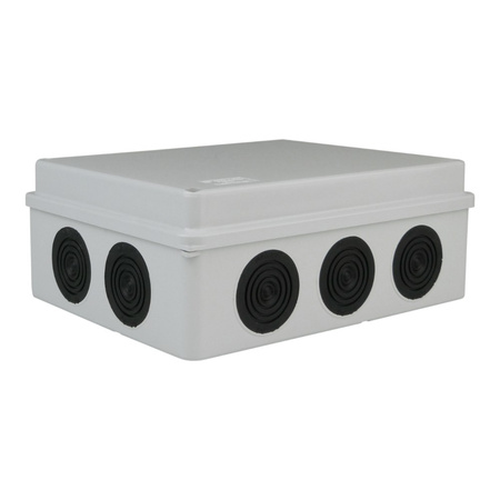Puszka natynkowa z dławikami wym/wew 190x145x70 10membran IP66 M-L 009.PG