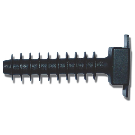 Kołki montażowe do opasek zaciskowych fi 6 mm czarne 100 sztuk BMKN5458