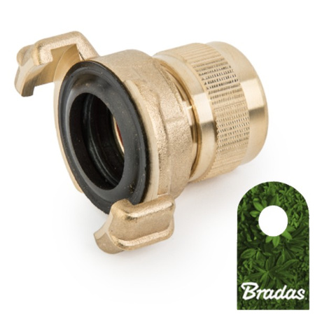 Złącze kłowe GEKA na wąż 1/2" MOSIĄDZ BRADAS BR-GK12