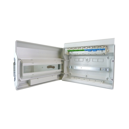 Rozdzielnica modułowa hermetyczna 1x18 natynkowa IP54 Hensel KV1518 Zacisk Pe/N KV 1518