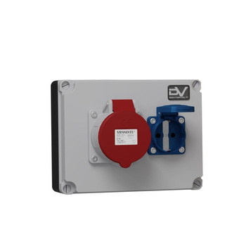 Rozdzielnica budowlana WDD 1x32A 1x230V Schuko Mennekes Doktorvolt DV-6343-D