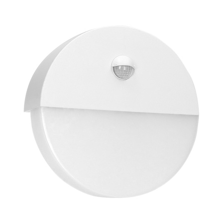 HALIT LED 10W. oprawa ogrodowa z czujnikiem ruchu 140st. 600lm. IP65. 4000K. IK10. biała OR-OP-6116WLPMR4