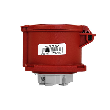 Gniazdo tablicowe proste CEE 400V 32A/5P 75x75 mm VDE TP Electric 3107-322-1675