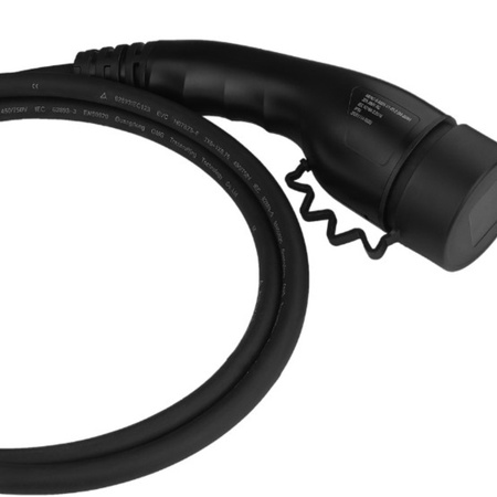 Wtyk do ładowania samochodów wtyczka TYP2 z kablem 2m 230V 32A 7.3kW MEAC-S-032A-V1-03-2