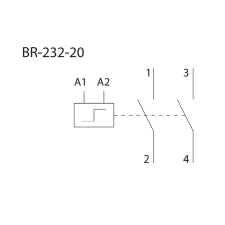 Przekaźnik bistabilny 440V Ith 32A 2NO ELKO BR-232-20/230V