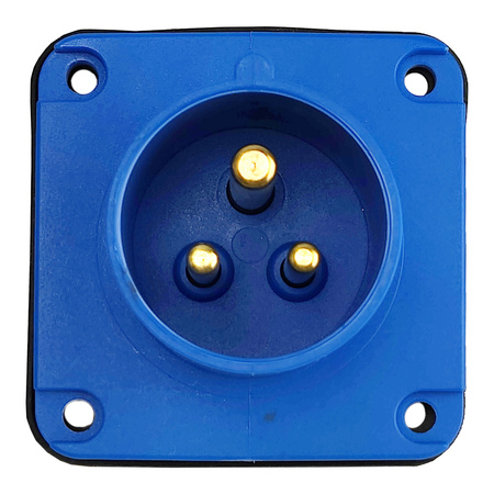 Wtyczka tablicowa kempingowa prosta CEE 3P 16A 230V IP44 VDE TP Electric 3120-319-0970