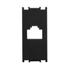 Maskownica ramka do gniazd internet ethernet KM35SB black 1M TEM KA21 do PD12 1831 KM35SB-U