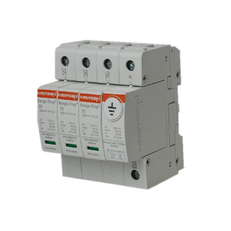 Ogranicznik przepięć MERSEN typu 2 40kA AC z kontrolą STPT2-40K275V-4P-TE