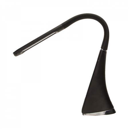 DOLOMIT LED 5W. lampka biurkowa z budzikiem. 300lm. 4000K. czarna OR-LB-1533/B