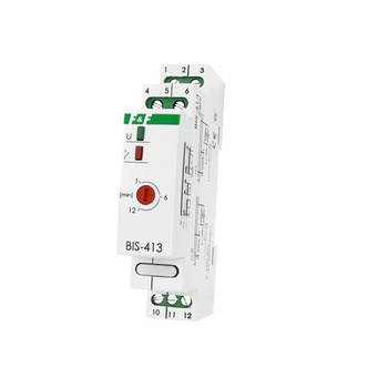 Przekaźnik impulsowy 16A z wyłącznikiem czasowym F&F BIS-413 230V