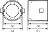 Puszka podtynkowa PKz głęboka łączona 13.90 E-P 3609