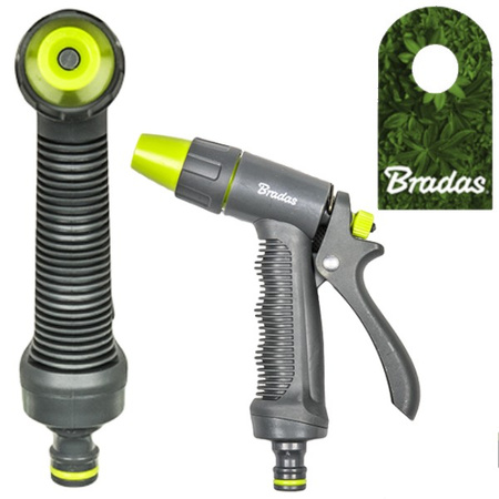 Regulowany pistolet ogrodowy prosty LIME LINE SOFT BRADAS LE-5101