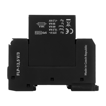 Ogranicznik przepięć typ 1 12.5kA FLP-12,5 V/3 do 350V DC szyna DIN ochronnik przepięciowy dla niskiego napięcia A03425