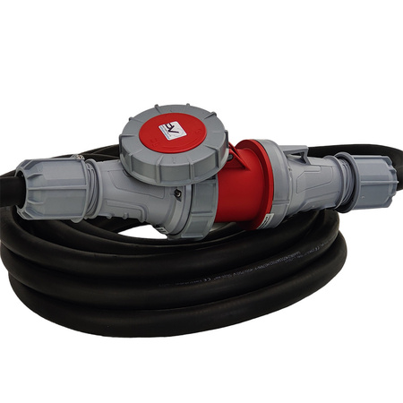 Przedłużacz 10m siłowy 63A/5P IP67 CEE 400V 5x16 mm2 Doktorvolt® DV-4759-CEE-63