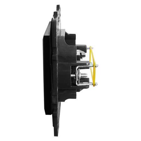 Gniazdo komputerowe pojedyncze RJ45 5e FTP czarne Niloe Step 863557
