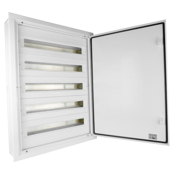 Rozdzielnica podtynkowa DARP-120 120 modułowa 5x24 IP54 z aluminiowymi drzwiami E-P 9.524
