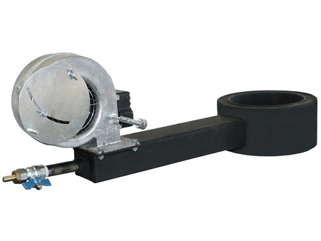 Palnik na uniwersalny olej 30kW 230V średnica 230 mm wąż zbrojony 2m czarny PP-230 0000000759