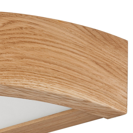 Lampa naścienna kinkiet - półplafon drewniany dębowy LED 1-punktowy 40,5/11,5 cm LD-PD-6.4 DAB