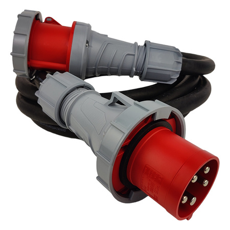 Przedłużacz 10m siłowy 63A/5P IP67 CEE 400V 5x16 mm2 Doktorvolt® DV-4759-CEE-63