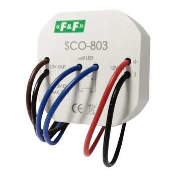 Ściemniacz oświetlenia 12V 36W LED w puszcze podtynkowej Ø60 F&F SCO-803