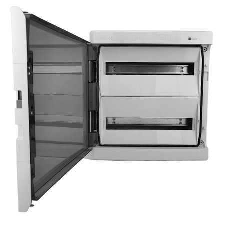 Rozdzielnica natynkowa HIGHT IP65 36 modułowa transparentne drzwi 940.36 M-L 2x18