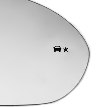 Szkło lusterka prawe OPEL INSIGNIA B 2017-2024 lusterko zewnętrzne asystent martwych stref 315788126040