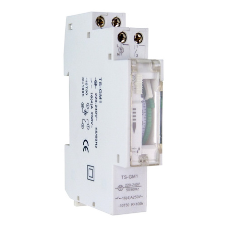 Wyłącznik mechaniczny czasowy 24h IP20 TSGM1 Programator czasowy mechaniczny Schelinger A26-TSGM1