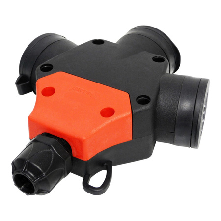 Trójfazowe gniazdo trójdrożne 16A 230V IP44 rozgałęźnik TpE 3101-317-0300