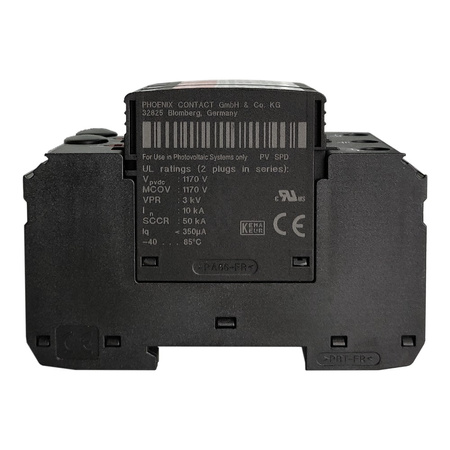 Odgromnik Ogranicznik Przepięć typ 1/2 VAL-MS-T1/T2 1000DC-PV/2+V PHOENIX CONTACT 2801160