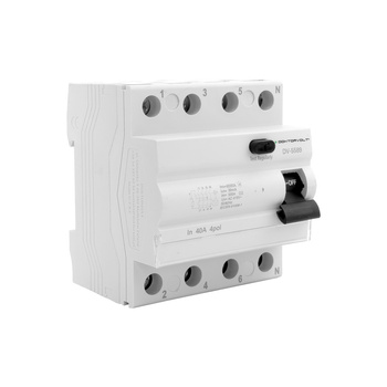 Wyłącznik różnicowoprądowy RCCB 6kA 4P 40A 30mA typ AC Doktorvolt DV-5589