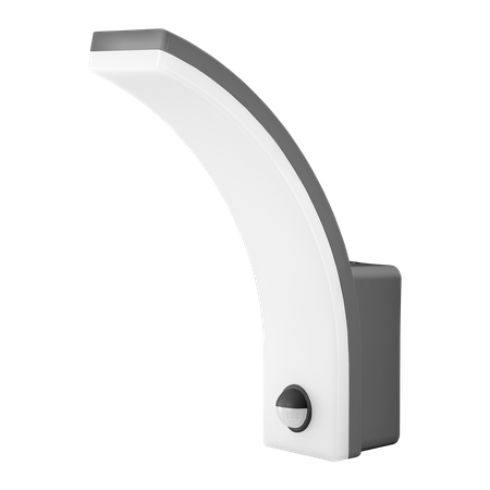 FRENIT LED 20W oprawa ogrodowa z czujnikiem ruchu 1800lm IP65 4000K funkcja przyciemnienia szara AD-OP-6204GLPMR4