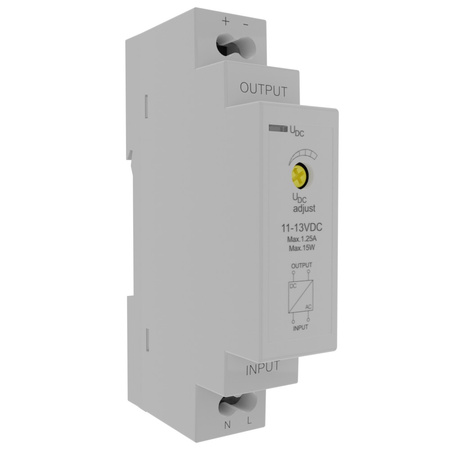 Zasilacz impulsowy - stabilizowany 15 W 12 V DC ELKO PS1M-15/12V
