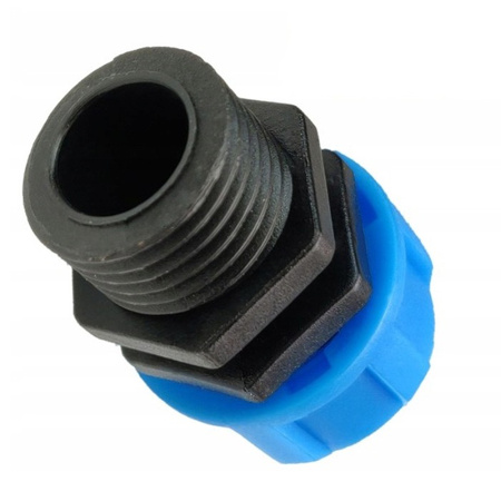 Adapter do igły z gwintem zewnętrznym 1/4" Bradas 7553