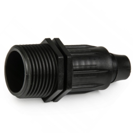 Łącznik QJ z GZ 3/4" do rur PE 16mm zasilających montażowych linii kroplującej Bradas DSWAQJ-L16M34