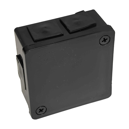 Puszka Natynkowa pusta 6 wlotów/12 wlotów VIPLAST CZARNA IP55 05 022-05
