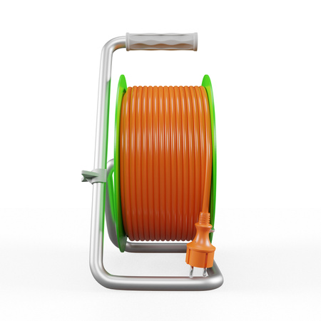 Przedłużacz bębnowy 40m 4 Gniazda 230V Schuko 3680W W-97541