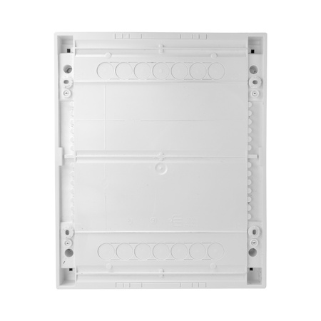 Rozdzielnica modułowa natynkowa 2x12 zabezpieczona 8xMCB 1xRCCB VDE okablowana skrzynka elektryczna Hager 370x305x96,5mm zaciski rozgałęźne L1, L2, L3, N, PE Doktorvolt DV-6319-NT