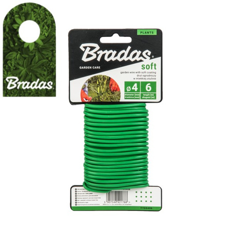 Drut ogrodniczy SOFT 4mm x 6m Bradas TYDS4X6