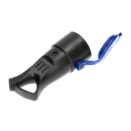 Hermetyczne gniazdo gumowe 2P+Z. proste. IP44. czarne OR-AE-1370