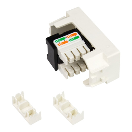 Gniazdo typu RJ45 cat.6 LAN moduł Keystone M-L 7264.C6.B