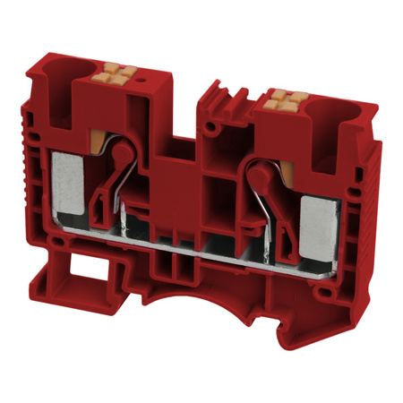 Złączka szynowa przelotowa zaciskowa czerwona 10mm2 1P UL DS10-01P-16-00A(H)