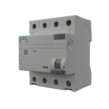 Wyłącznik różnicowoprądowy 25A 300mA 4p RCCB VDE Siemens 5SV36426KL