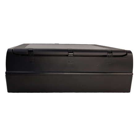 Rozdzielnica natynkowa IP65 24 (12+12) czarna modułowa transparentne drzwi M-L 2x12 HIGHT 940.24.NN