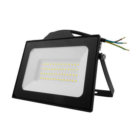 Naświetlacz LED 50W z czujnikiem ruchu czarny IP65 oświetlenie zewnętrzne 5000lm GT-GCR50W-64