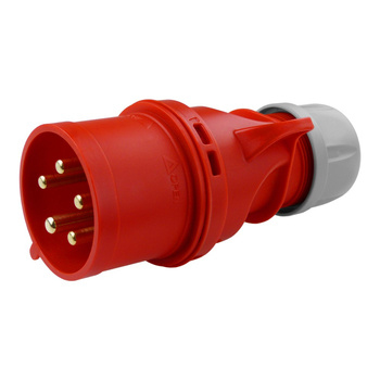Wtyczka przenośna CEE 32A/5P IP44 PCE Typ SHARK 025-6